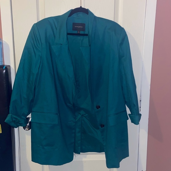 Teal blazer size 14 oversized - Picture 1 of 2